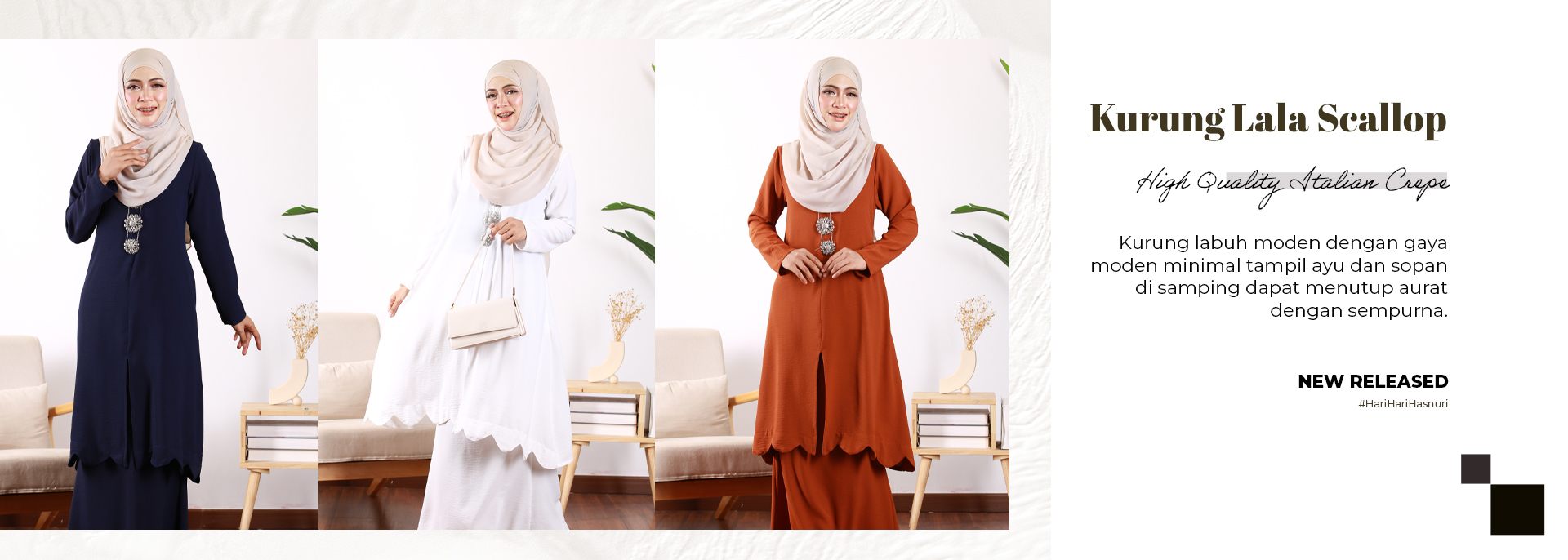 NEW RELEASED WEB KURUNG LALA SCALLOP