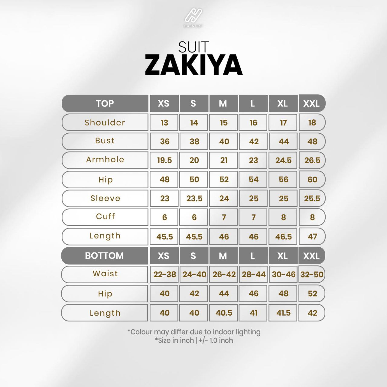 Suit Zakiya - Grey